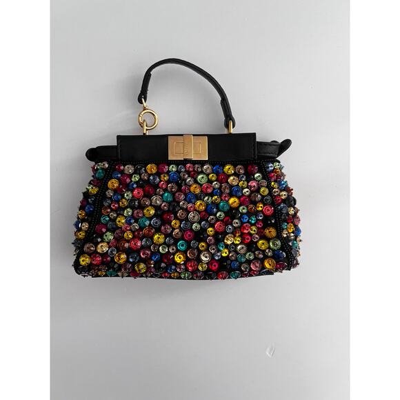 Fendi multicolor beaded mini peekaboo - Picture 2 of 7